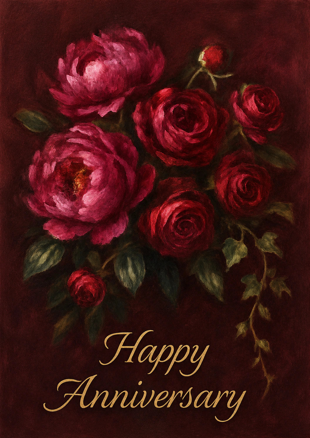 Anniversary Personalised Card