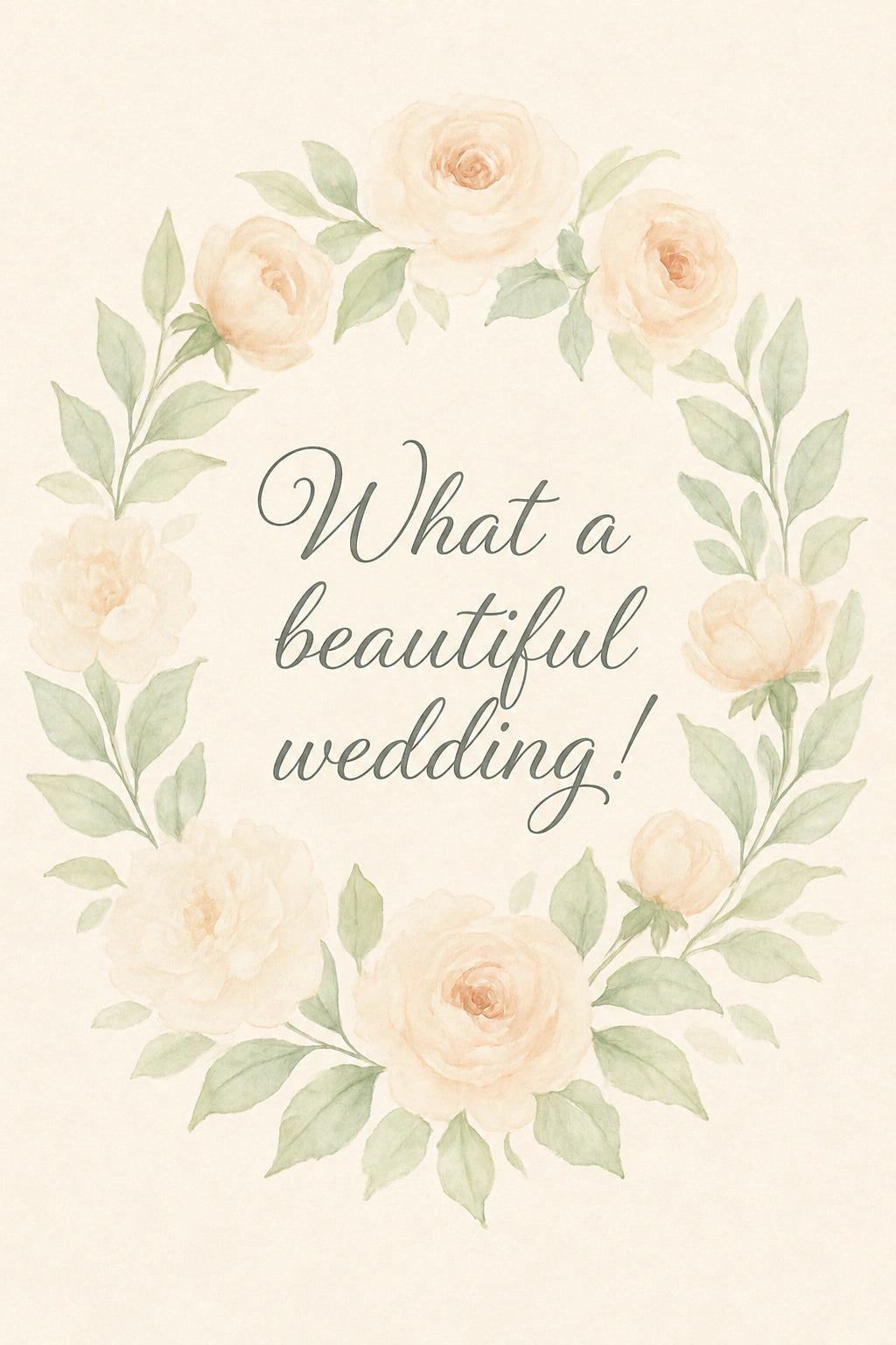 Wedding Personalised Card