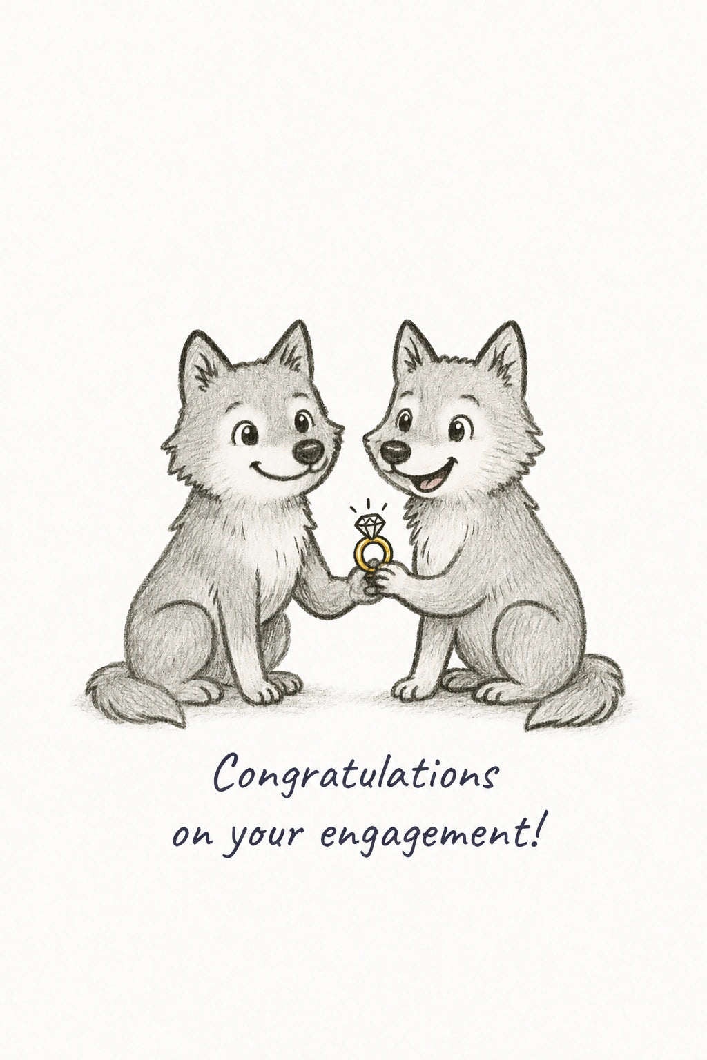 Engagement Personalised Card