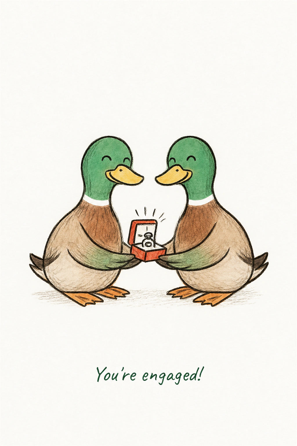 Engagement Personalised Card