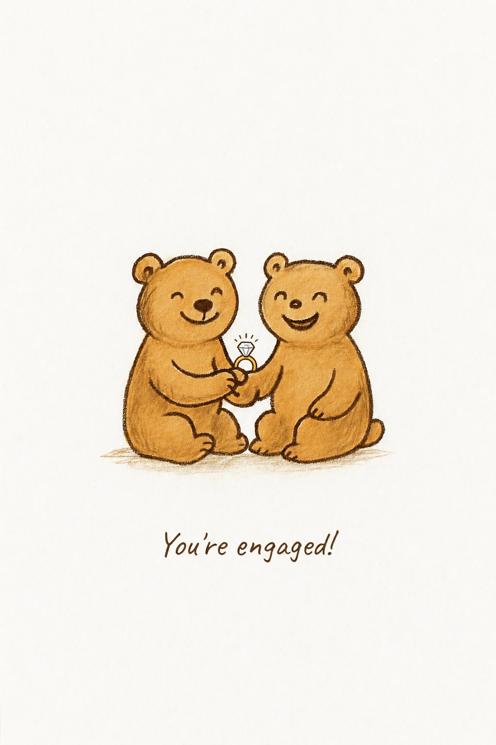 Engagement Personalised Card