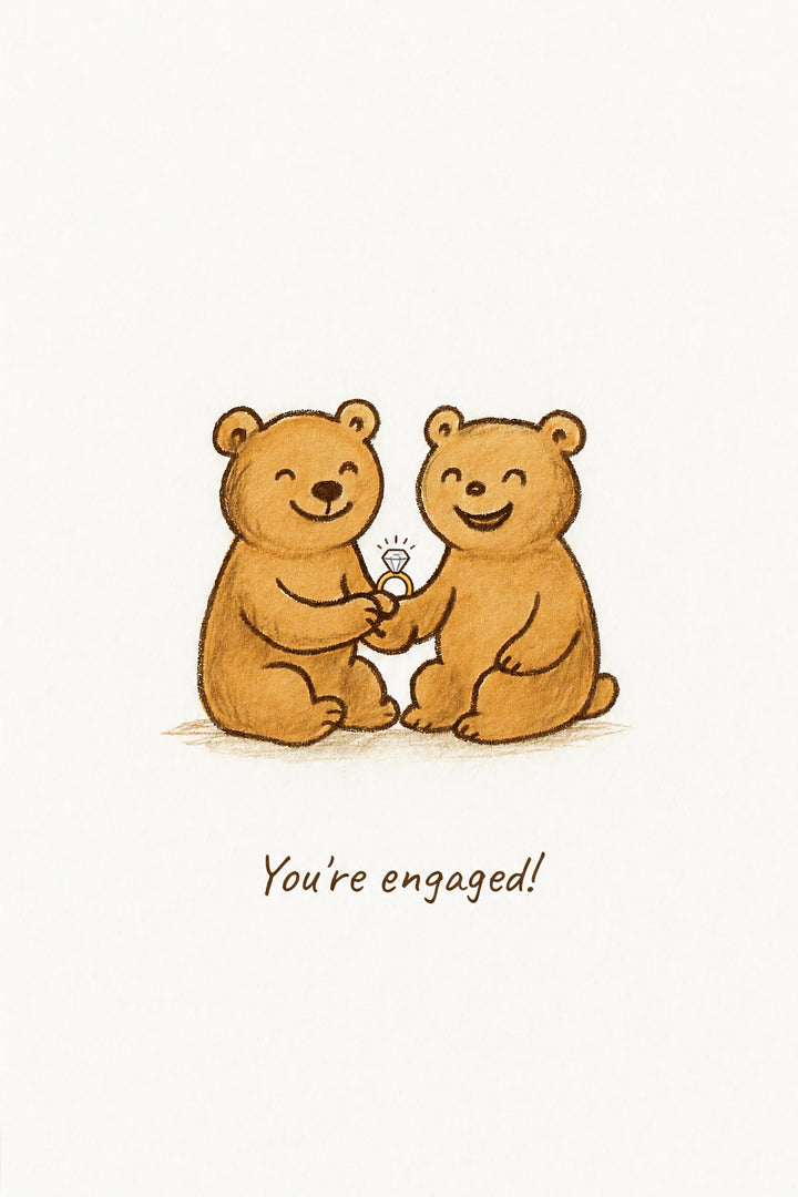 Engagement Personalised Card