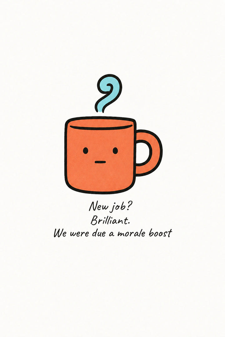 New job Personalised Card