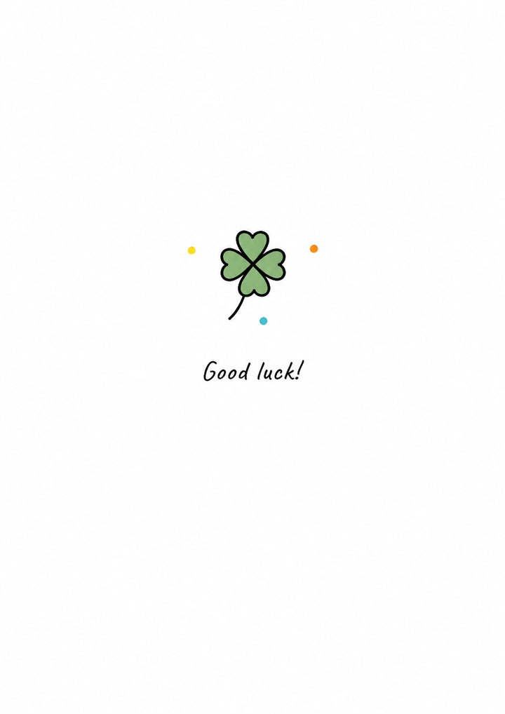 Good luck Personalised Card