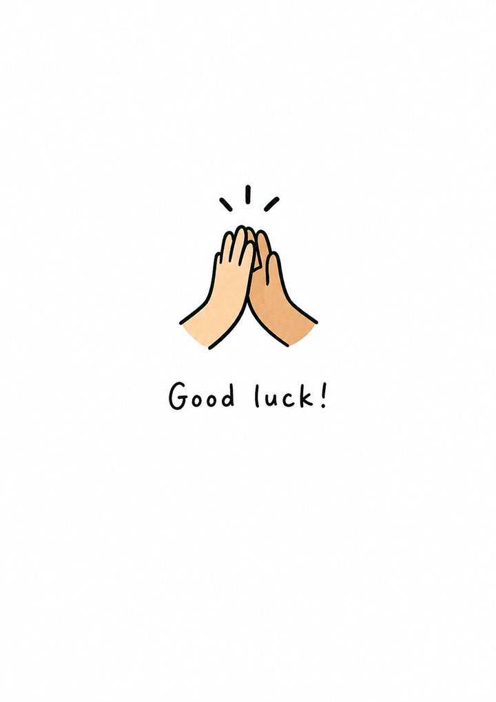 Good luck Personalised Card