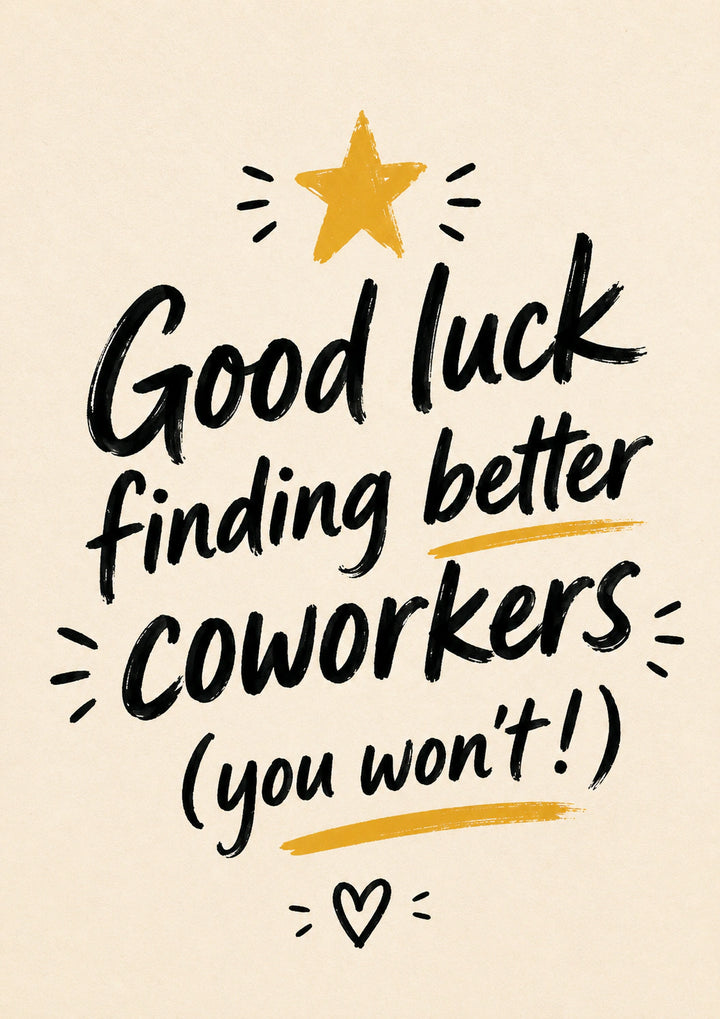 Good luck Personalised Card