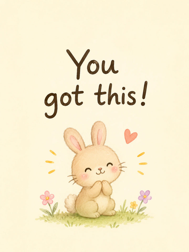 Good luck Personalised Card