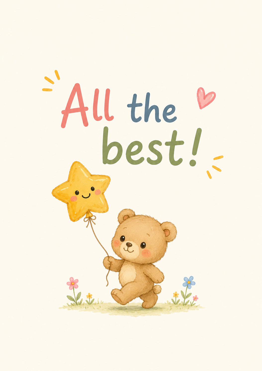 Good luck Personalised Card