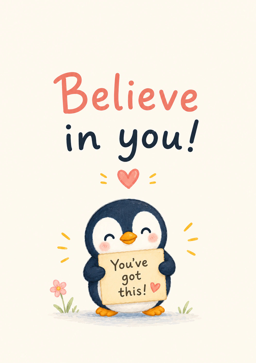 Good luck Personalised Card
