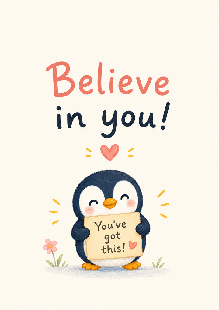 Good luck Personalised Card