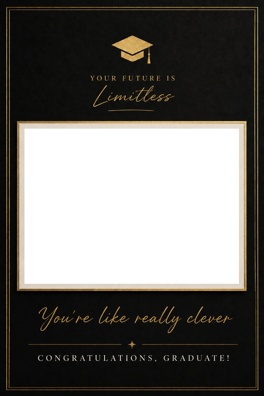 Graduation - Personalised Card — with punch holes