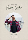 Load image into Gallery viewer, Good Luck - Personalised Card
