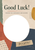 Load image into Gallery viewer, Good Luck - Personalised Card
