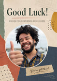 Load image into Gallery viewer, Good Luck - Personalised Card
