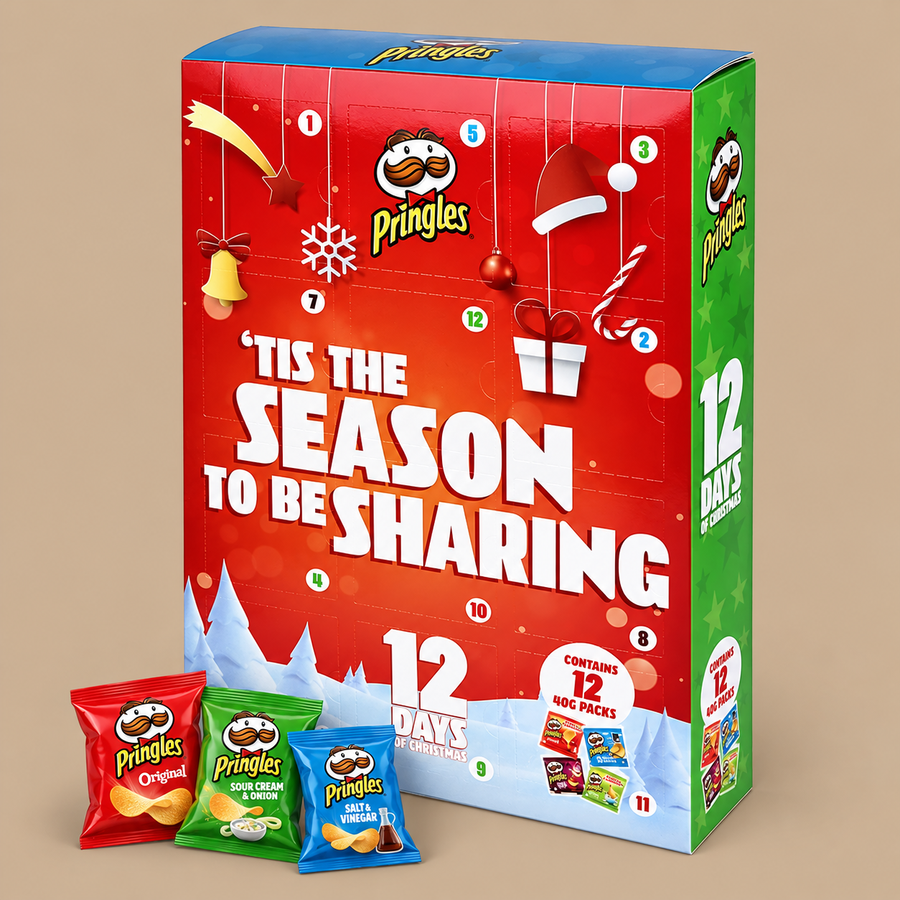 Chips Pringles Season To Be Sharing 12 Days Advent Calendar