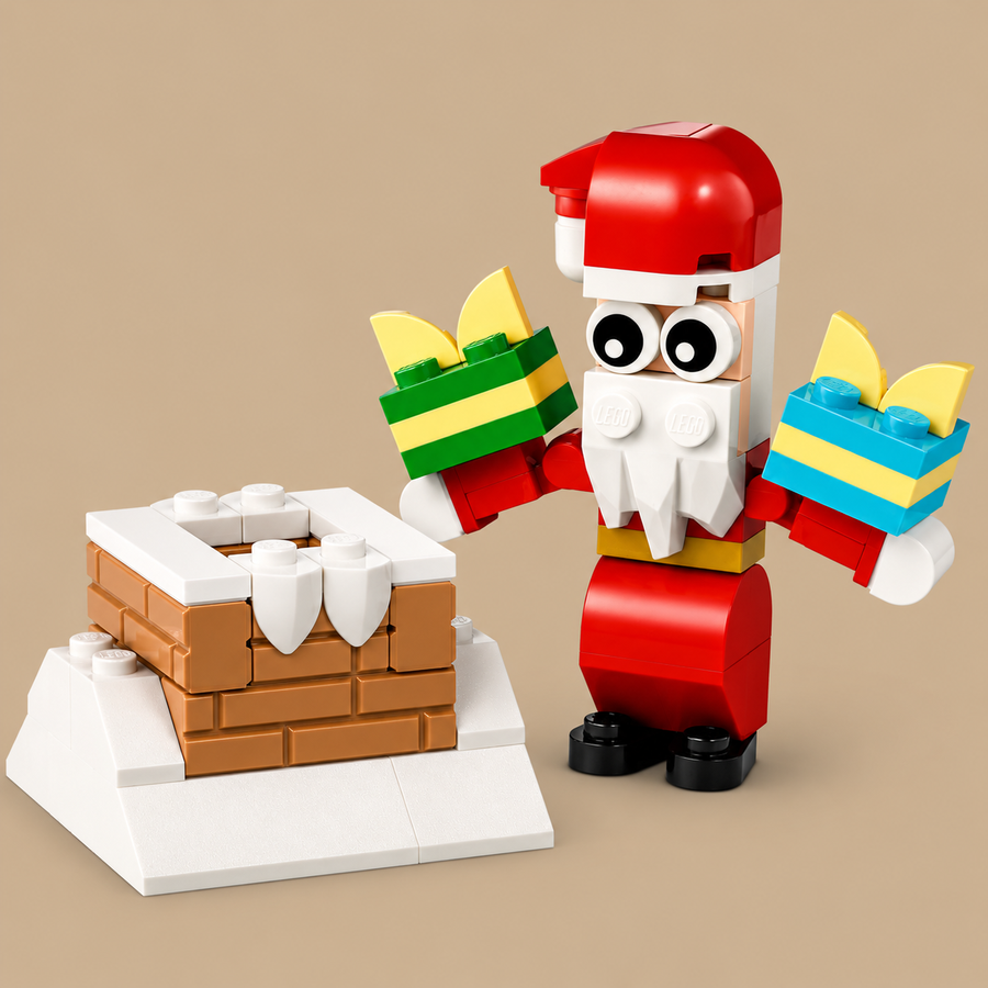 LEGO Creator Christmas Chimney Fun with Santa