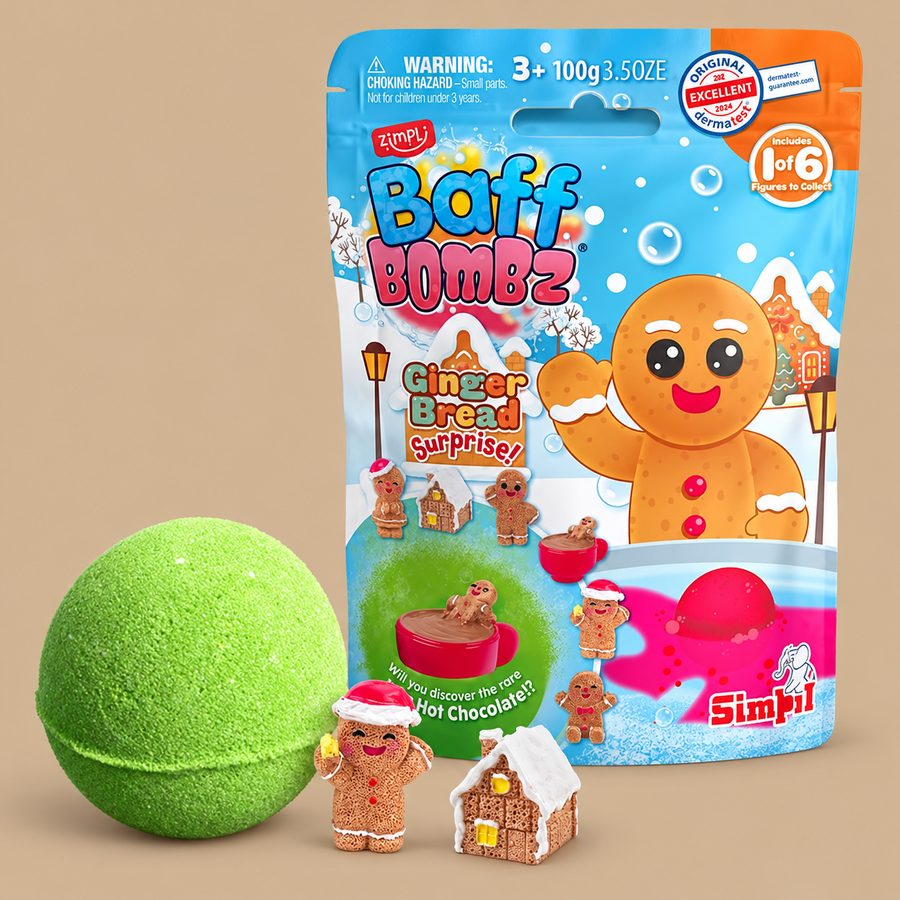 Gingerbread Surprise Bath Bomb