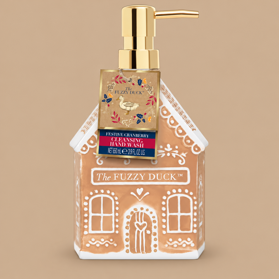 The Fuzzy Duck Hand Wash Gingerbread House