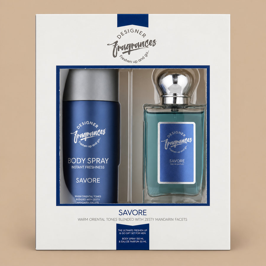 Designer Fragrances Savore Male Gift Set