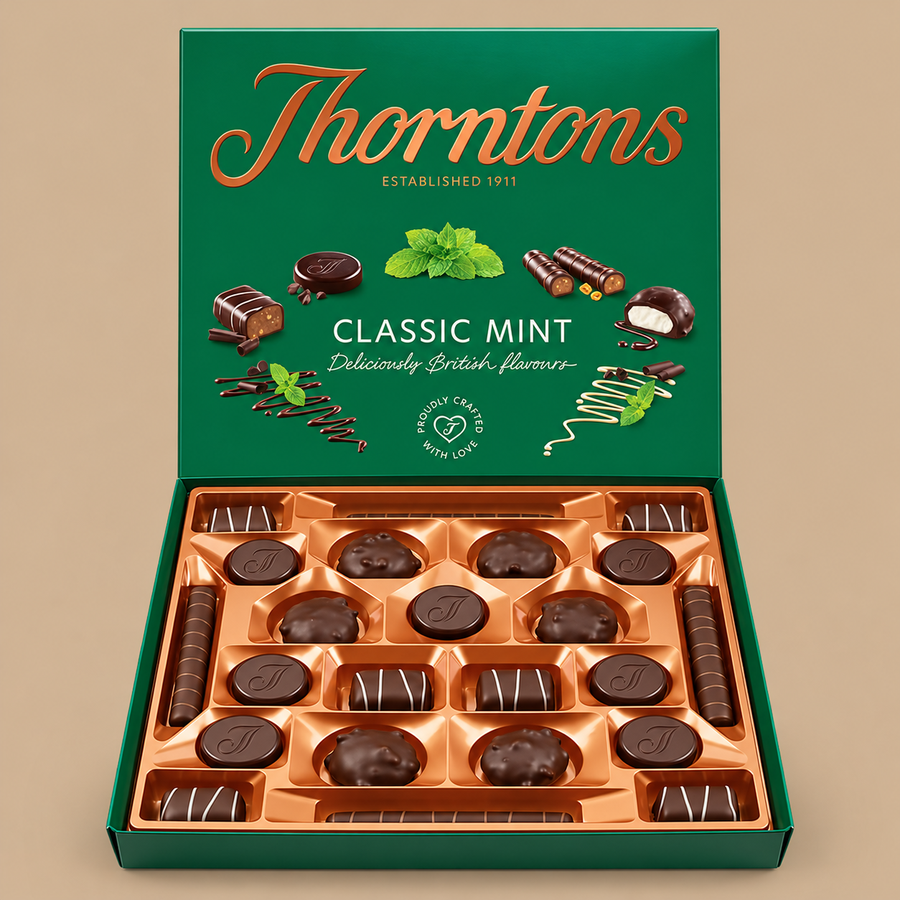 Thorntons Classic Mint Chocolate Box 233g