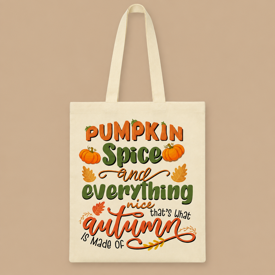Pumpkin Spice Tote Bag