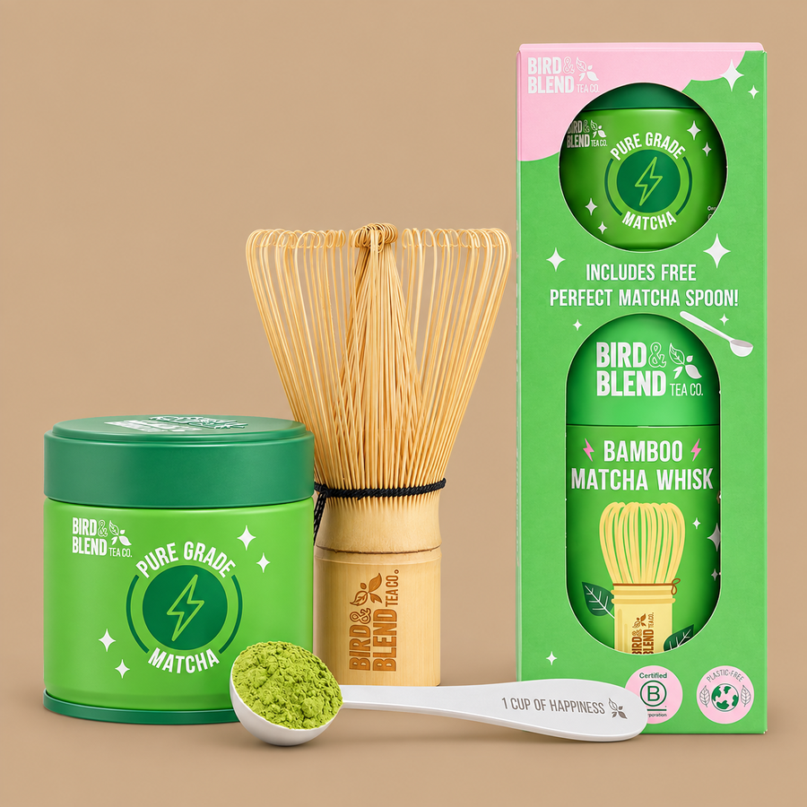Bird & Blend Ceremonial Grade Matcha Starter Kit 30g