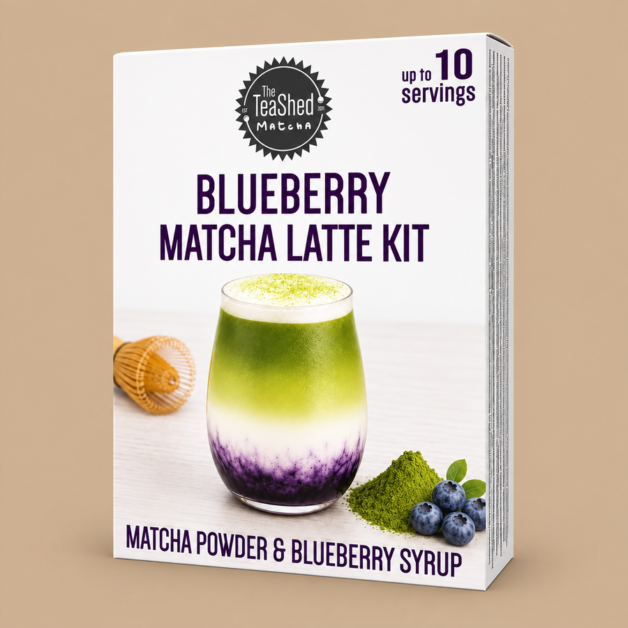The TeaShed Blueberry Matcha Kit