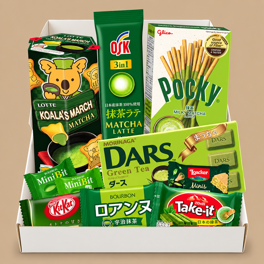 Matcha Lover Chocolate & Candy Assortment Snack Box