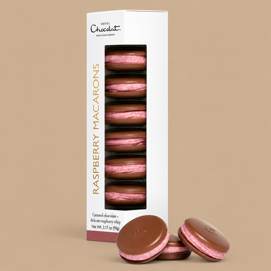 Hotel Chocolat Raspberry Macarons