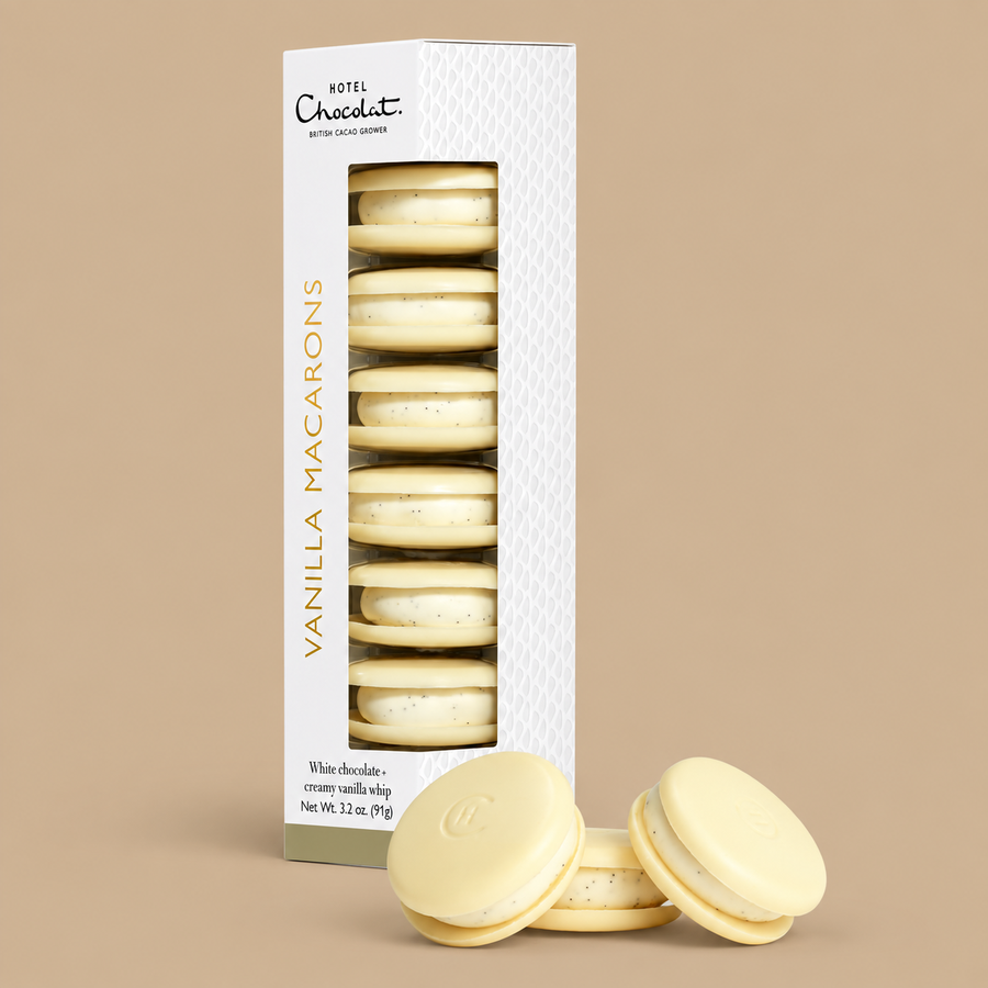 Hotel Chocolat Vanilla White Chocolate Macarons
