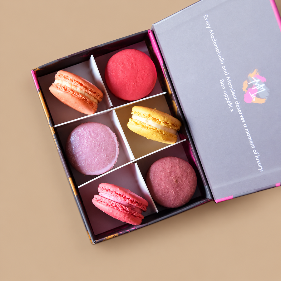 Mademoiselle Fruity Favourites Macaron Gift Box 6s