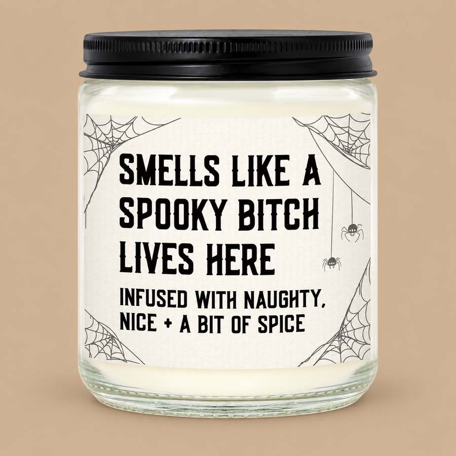 Smells Like A Spooky B Lavender Scented Candle
