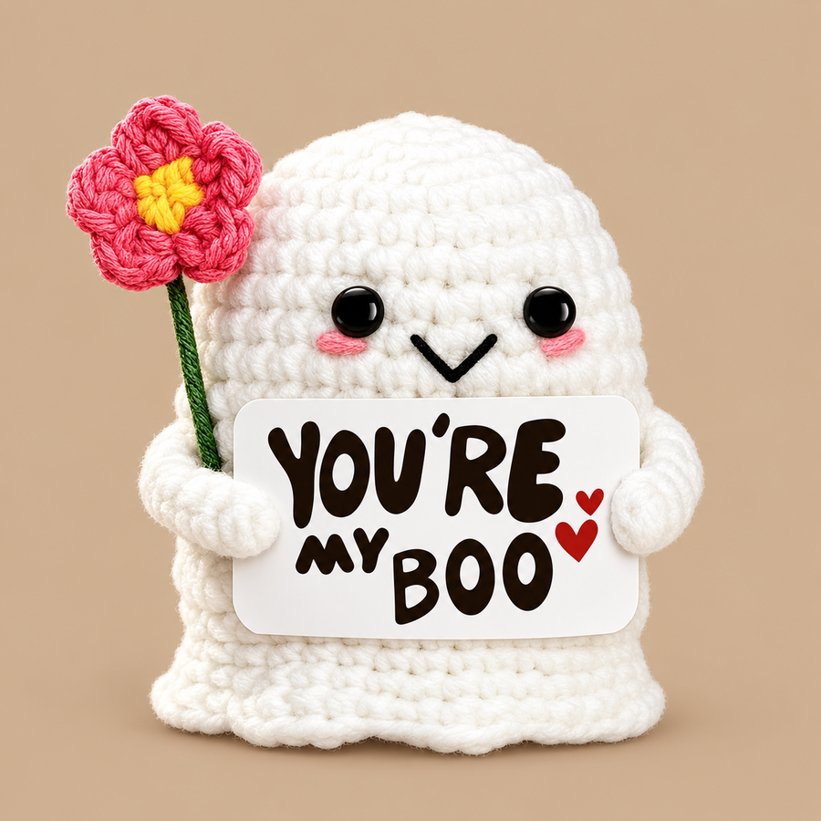 You're My Boo Crochet Ghost
