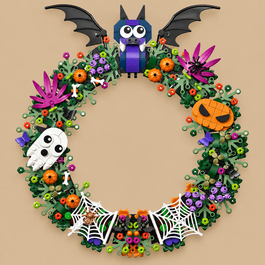 LEGO Halloween Wreath