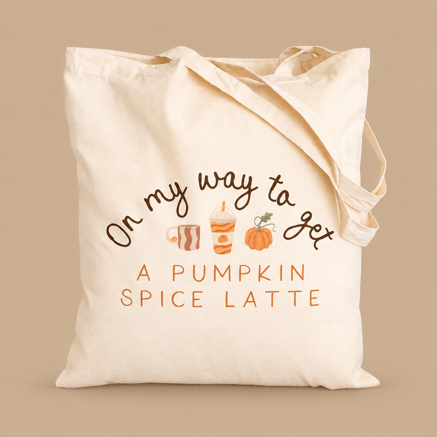 On My Way To Get A... Canvas Tote Bag