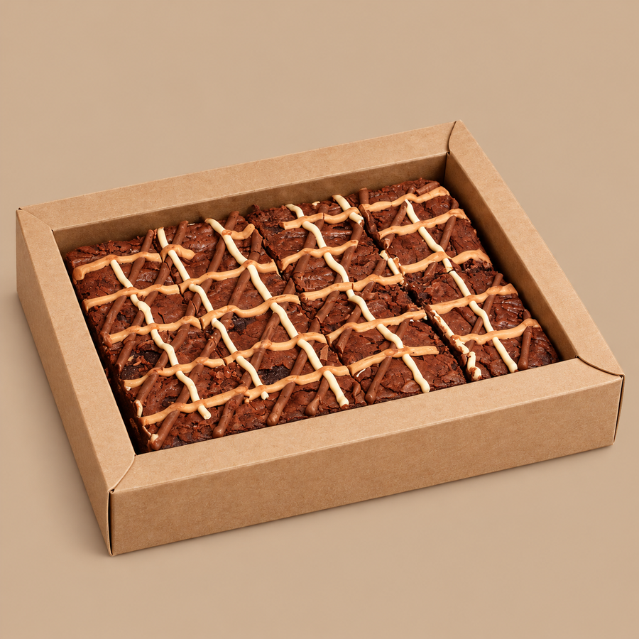 Sponge Triple Chocolate Brownie Box