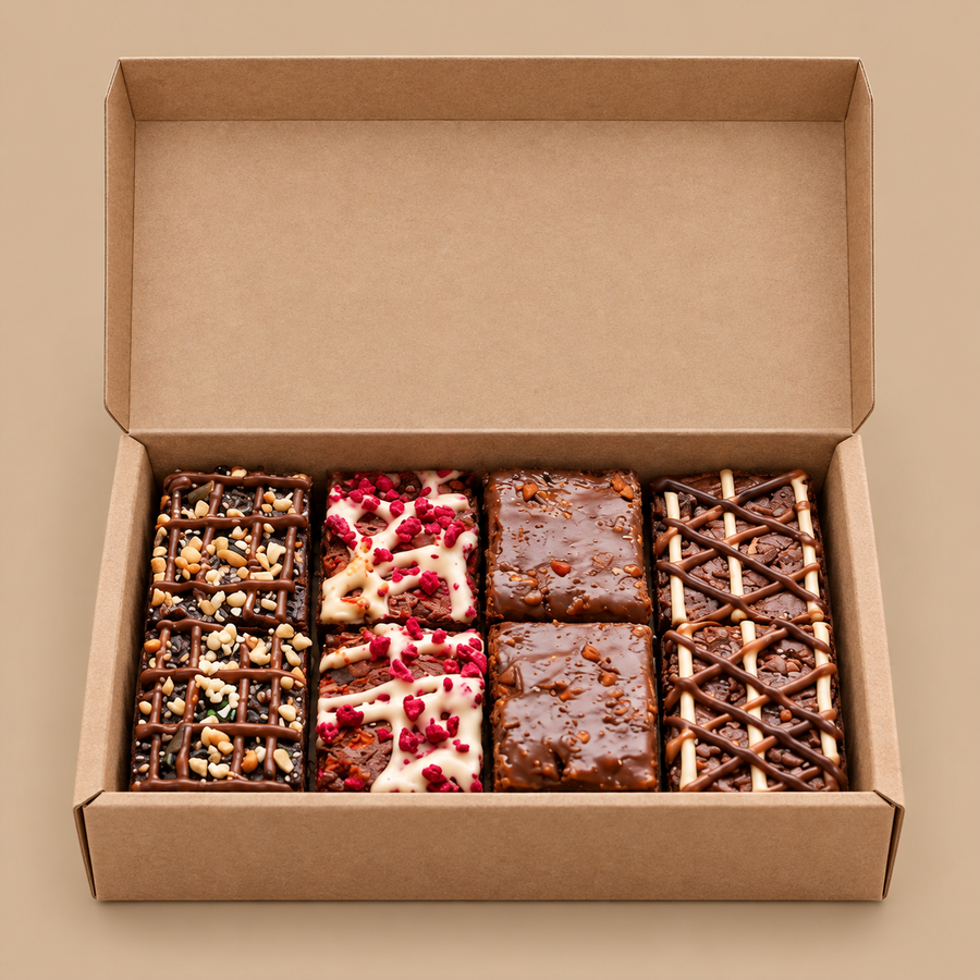 Sponge Mixed Brownie Box