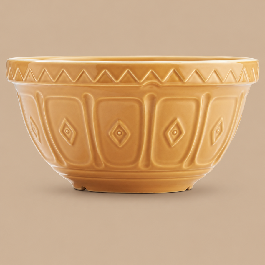 Mason Cash Cane Collection Beige 24cm Chip Resistant Earthenware Mixing Bowl