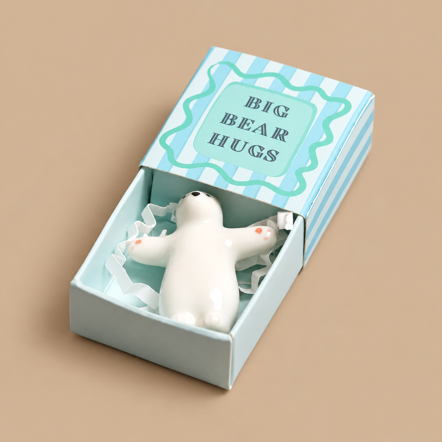 Lisa Angel Tiny Matchbox Ceramic Bear