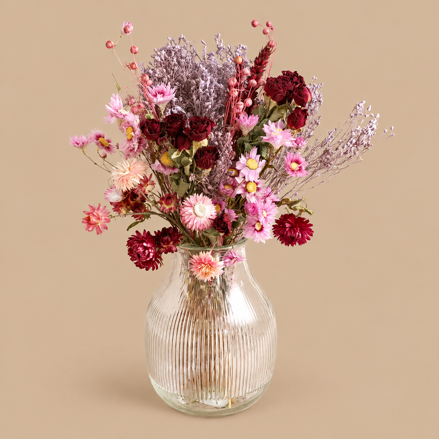 Summer Nights Dried Flower Bouquet