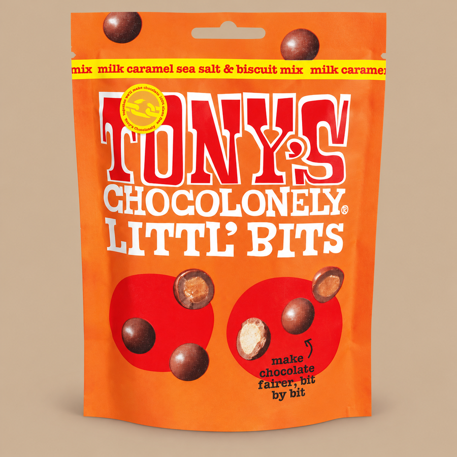 Tony's Chocolonely Littl' Bits Caramel Sea Salt