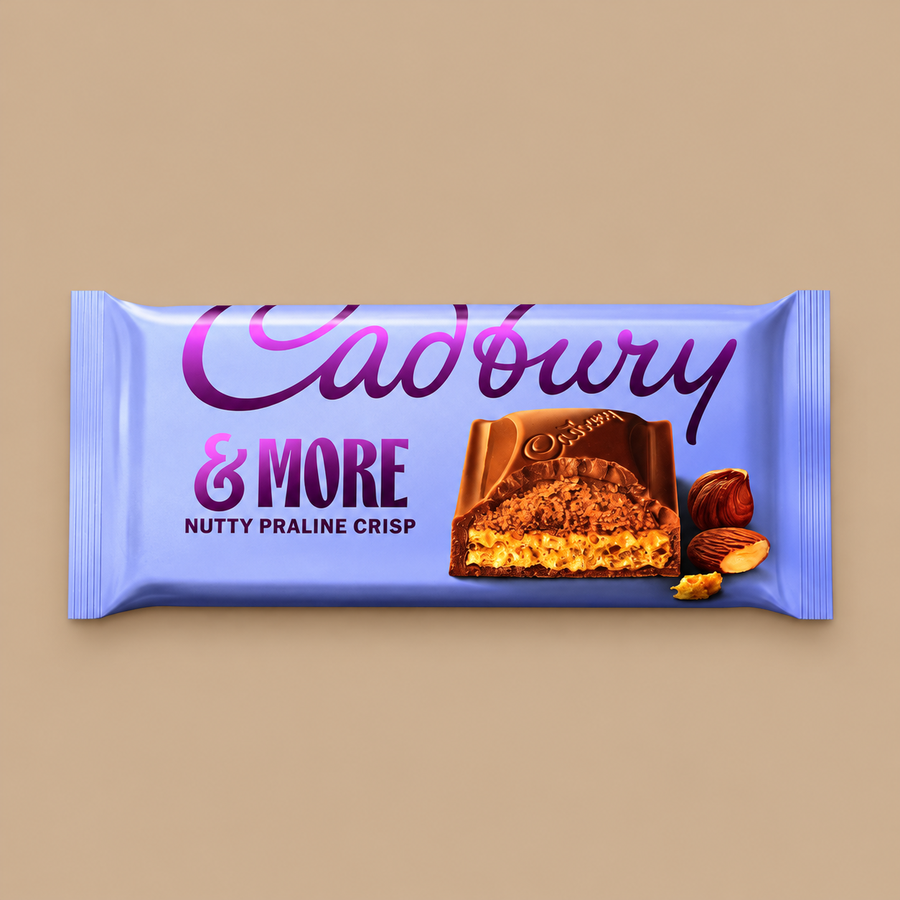 Cadbury Nutty Praline Crisp Chocolate Bar