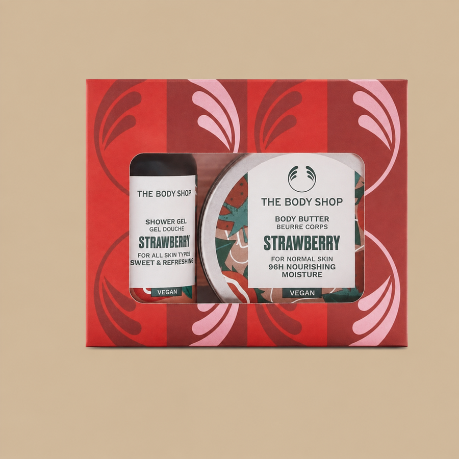 The Body Shop Strawberry Treats 2pc Gift Set
