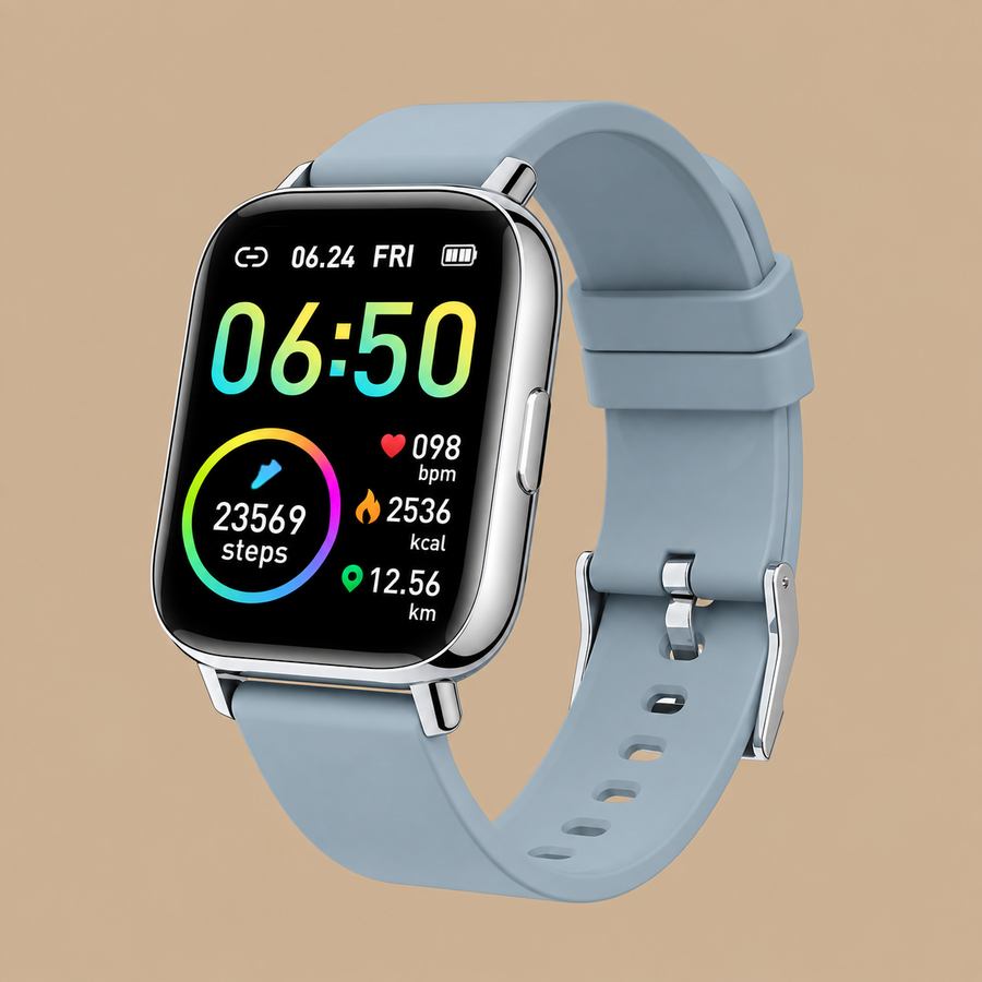 Motast Unisex Smart Watch & Fitness Tracker 1.69'' - Grey