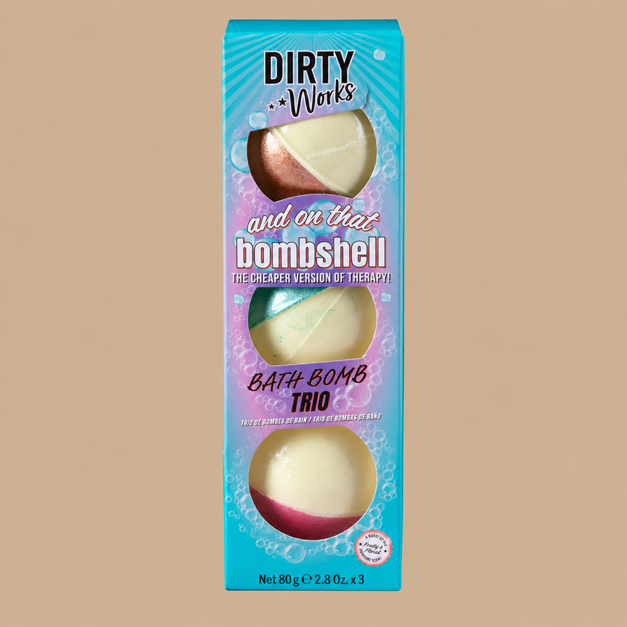 Dirty Works Trio Bath Bombs Gift Set