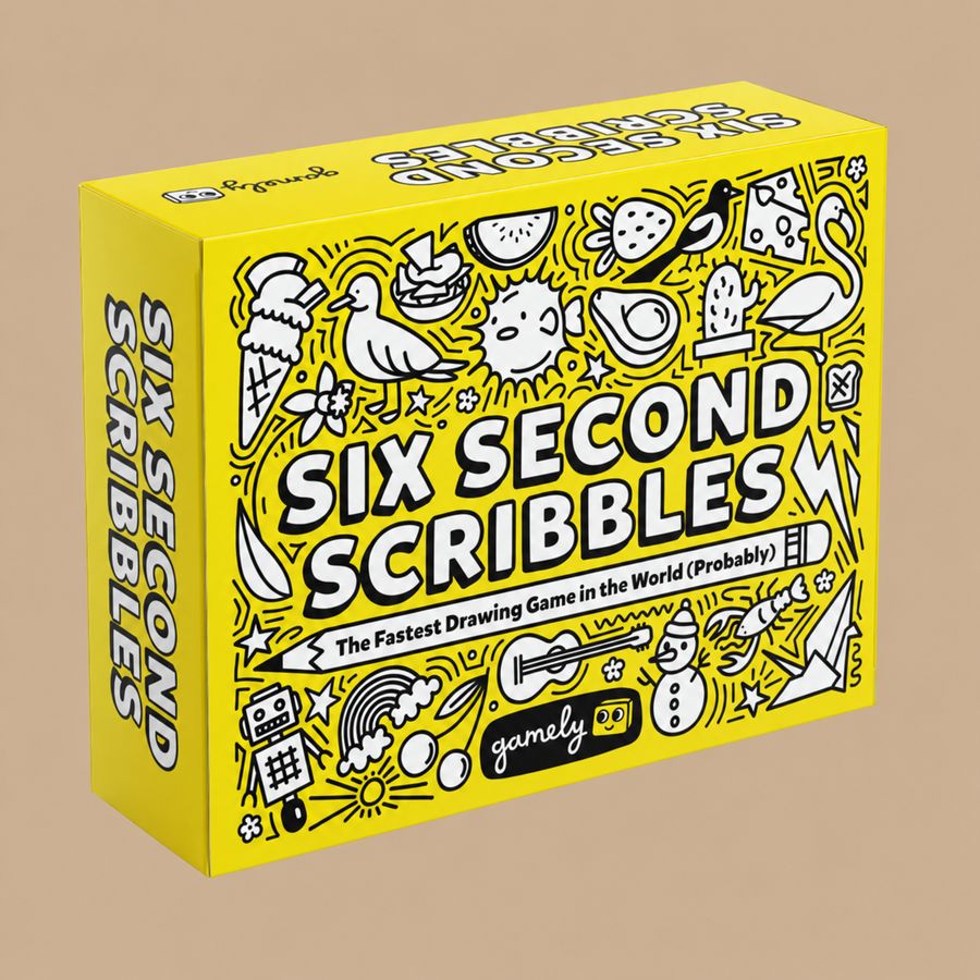 Six Second Scribbles Party Game for Families