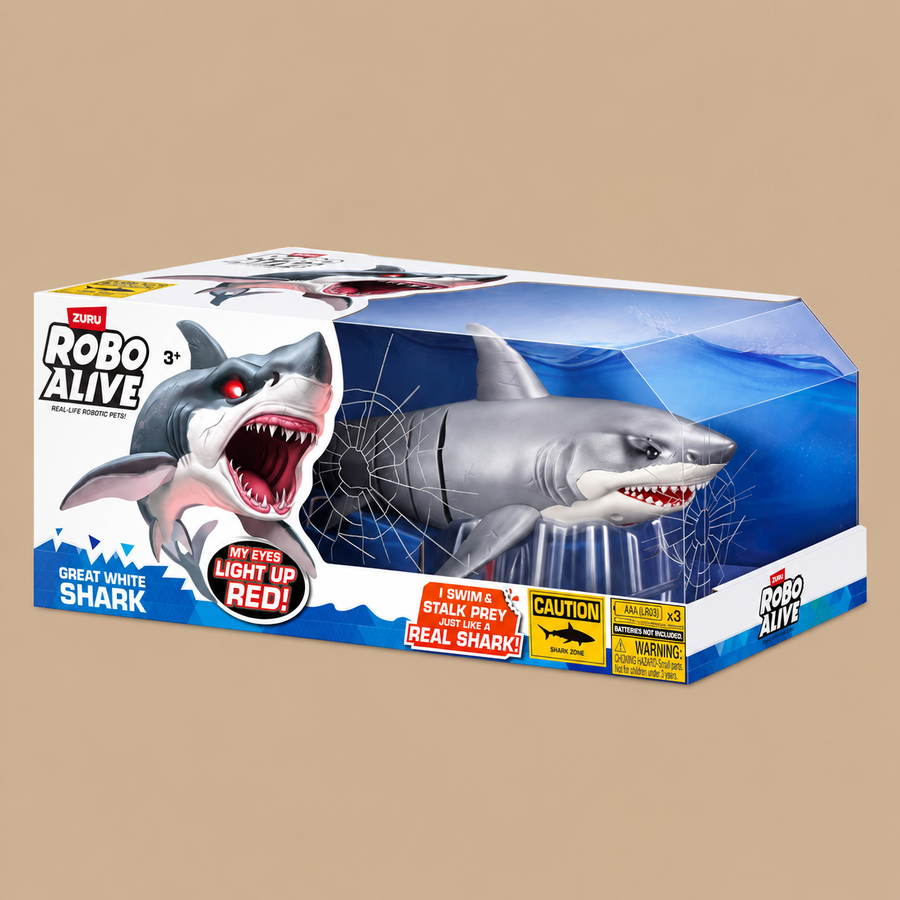 ROBO ALIVE Great White Shark Series 1
