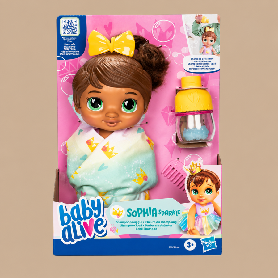 Baby Alive Shampoo Fun Sophia Sparkle Doll