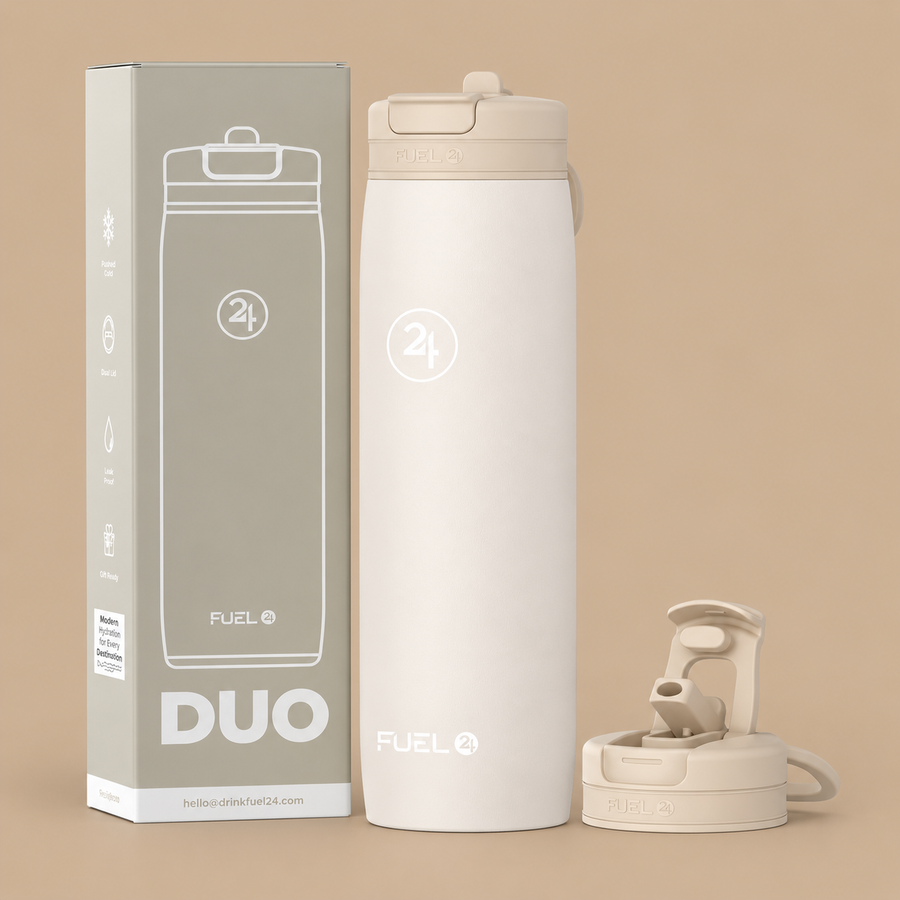 Fuel24 Duo Stainless Steel Water Bottle 700ml - Sand