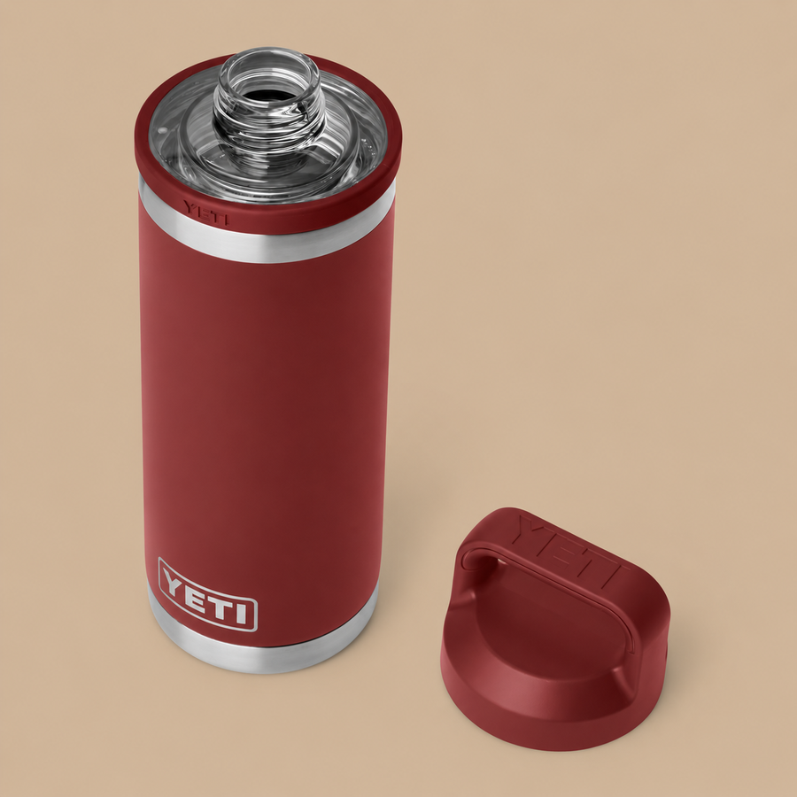 YETI Rambler Water Bottle, Stag Red